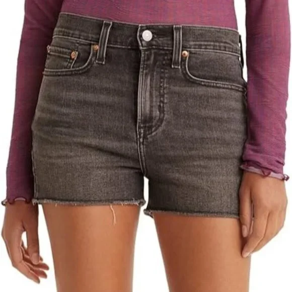 Levis Womens High Rise Shorts Sz 30 - Picture 1 of 6